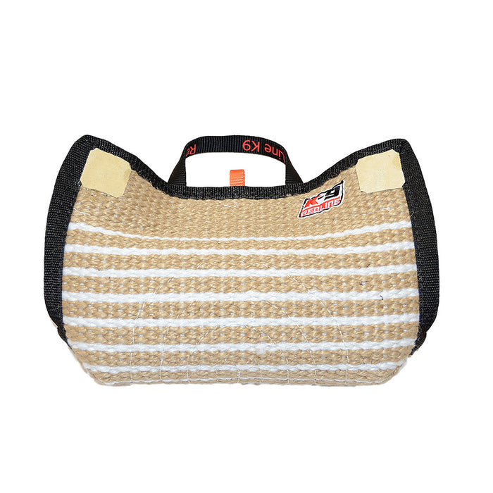 Jute Bite Wedge With Hidden Handles