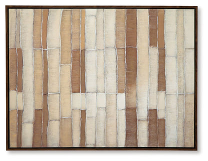 Kalanmore - Wall Art - Brown / Tan / White