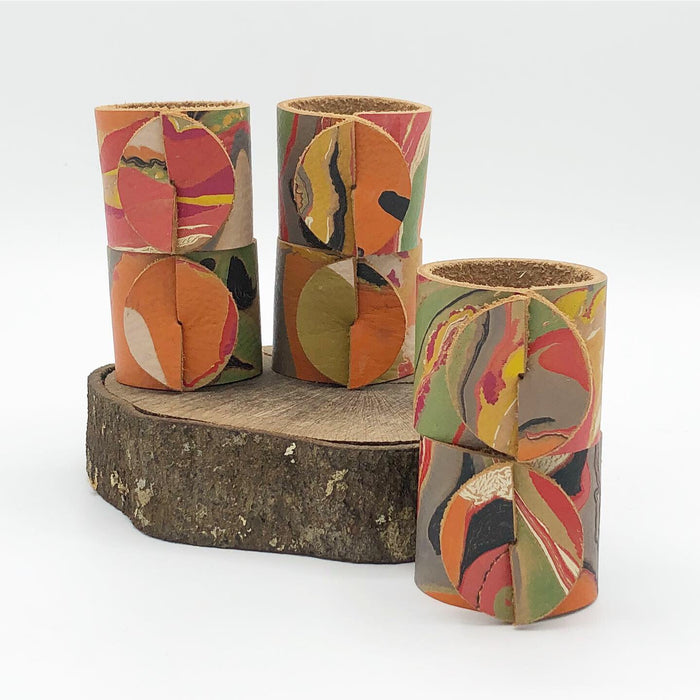 Kandinsky Napkin Ring Set - No One Alike