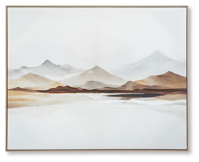Karalen - Wall Art - White / Gray / Brown