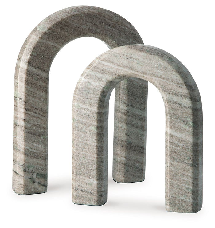 Keithton - Sculpture Set (Set of 2) - Taupe