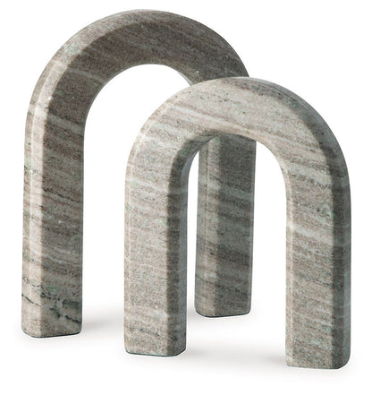 Keithton - Sculpture Set (Set of 2) - Taupe