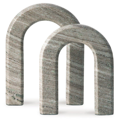 Keithton - Sculpture Set (Set of 2) - Taupe