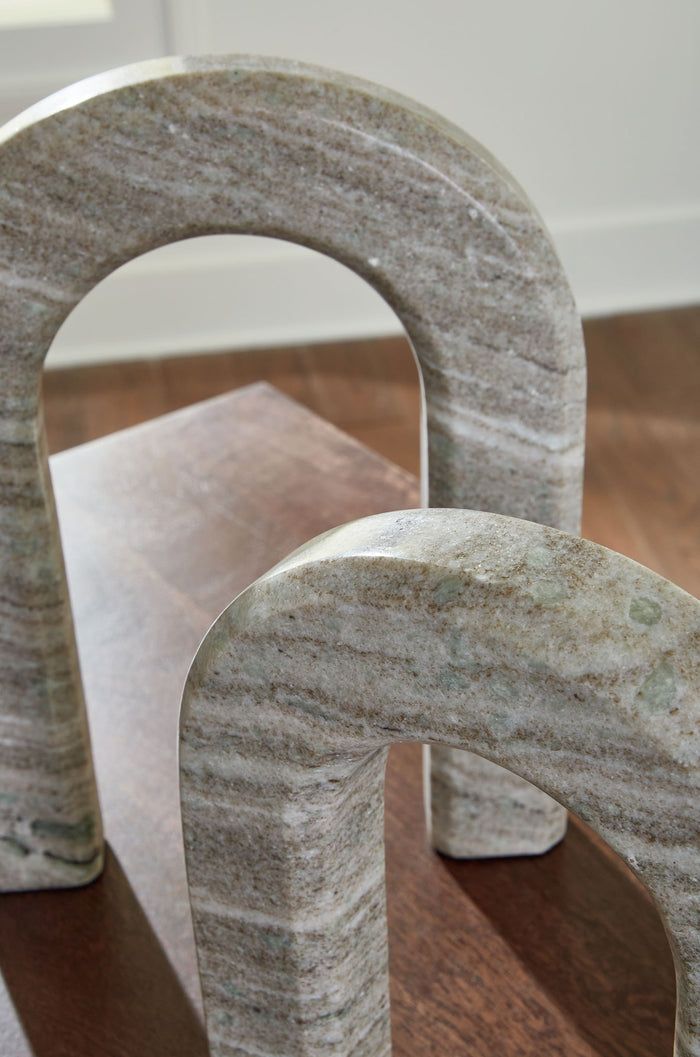 Keithton - Sculpture Set (Set of 2) - Taupe