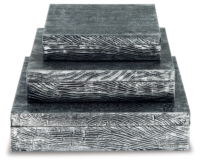 Keldy - Box Set (Set of 3) - Antique Pewter Finish