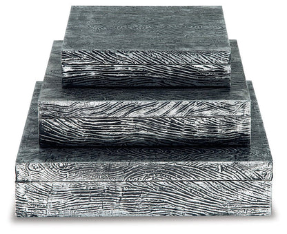 Keldy - Box Set (Set of 3) - Antique Pewter Finish