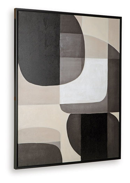 Kesleigh - Wall Art - Black / White