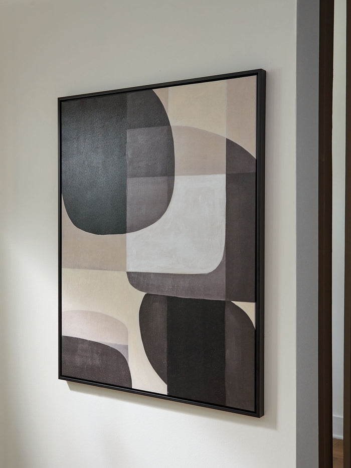 Kesleigh - Wall Art - Black / White