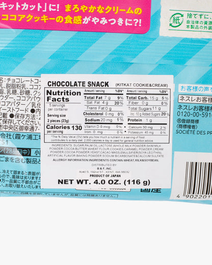 KitKat, Cookies & Cream