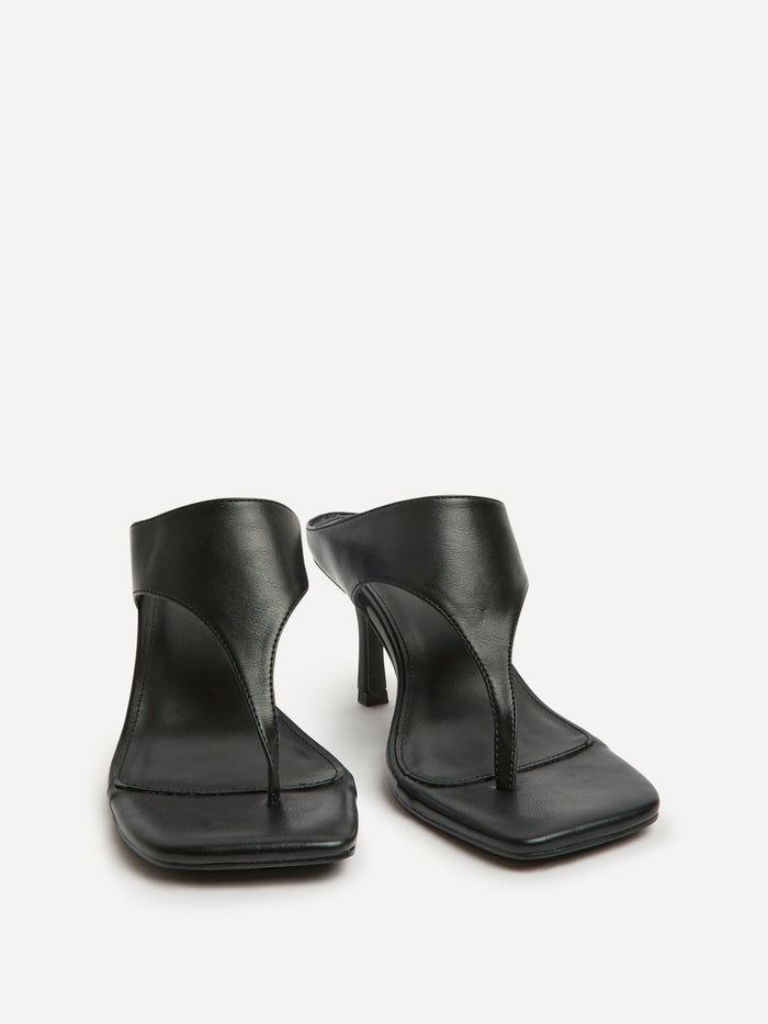 Kyoto Black Mule Heels