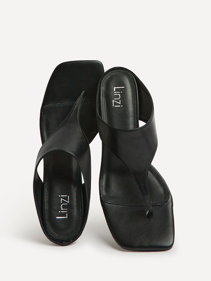 Kyoto Black Mule Heels