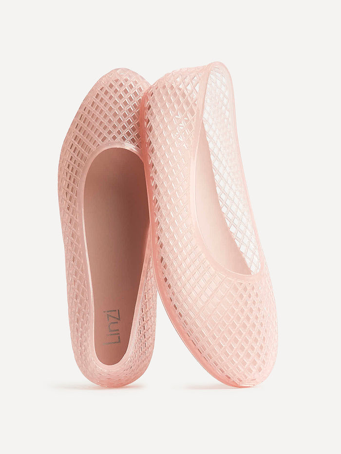Lagoon Pink Jelly Caged Sandals