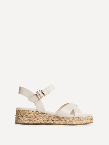 Magnolia Ivory Flatform Sandals