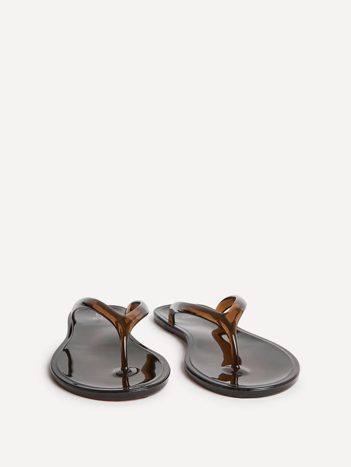 Marine Brown Jelly Flip Flops