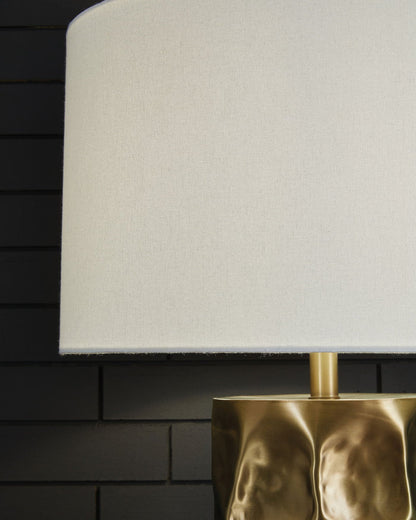 Marshawn - Metal Table Lamp - Gold Finish