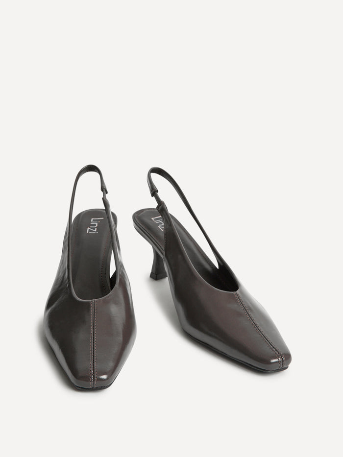 Method Grey Square Toe Court Heels
