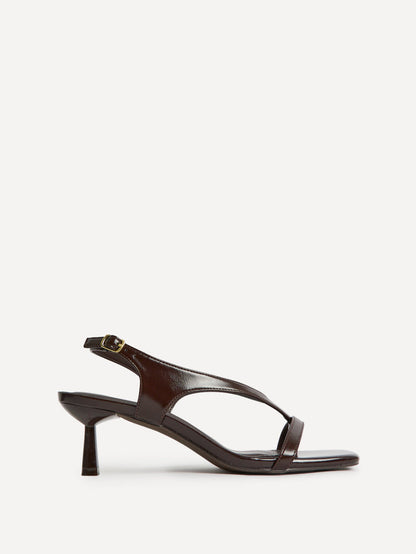 Myth Brown Heeled Sandals