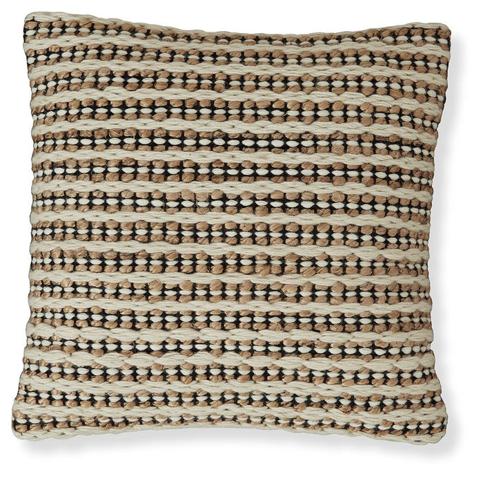 Nealington - Pillow - Brown / Black / White