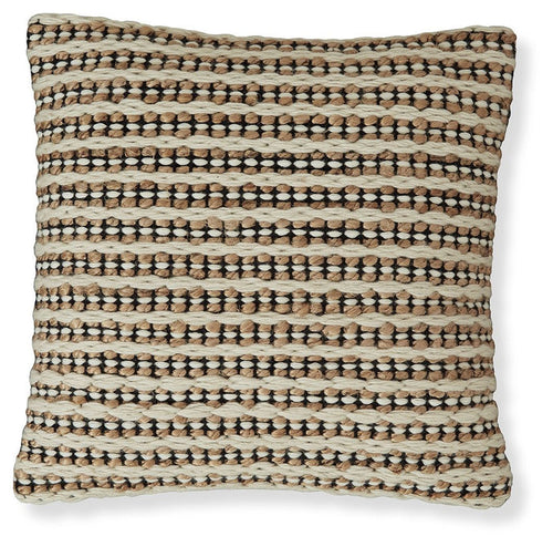 Nealington - Pillow - Brown / Black / White