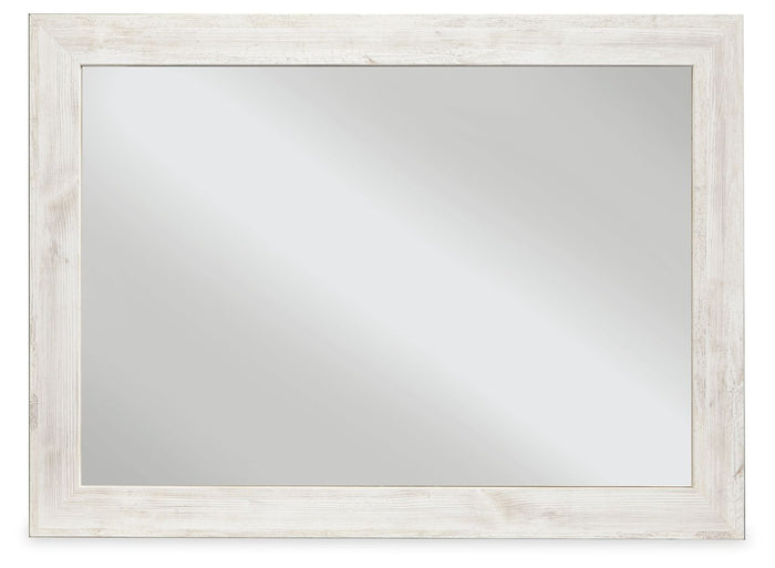 Paxberry - Bedroom Accent Mirror - Whitewash