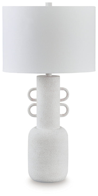 Perringhill - Metal Table Lamp - Distressed White