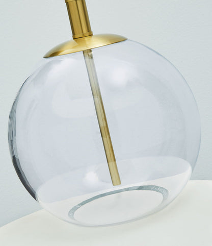 Samder - Glass Table Lamp  - White
