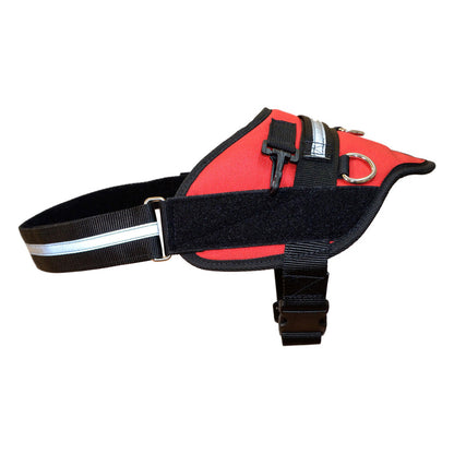 Small (23" - 26" Girth) / Red Nylon / Harness Only