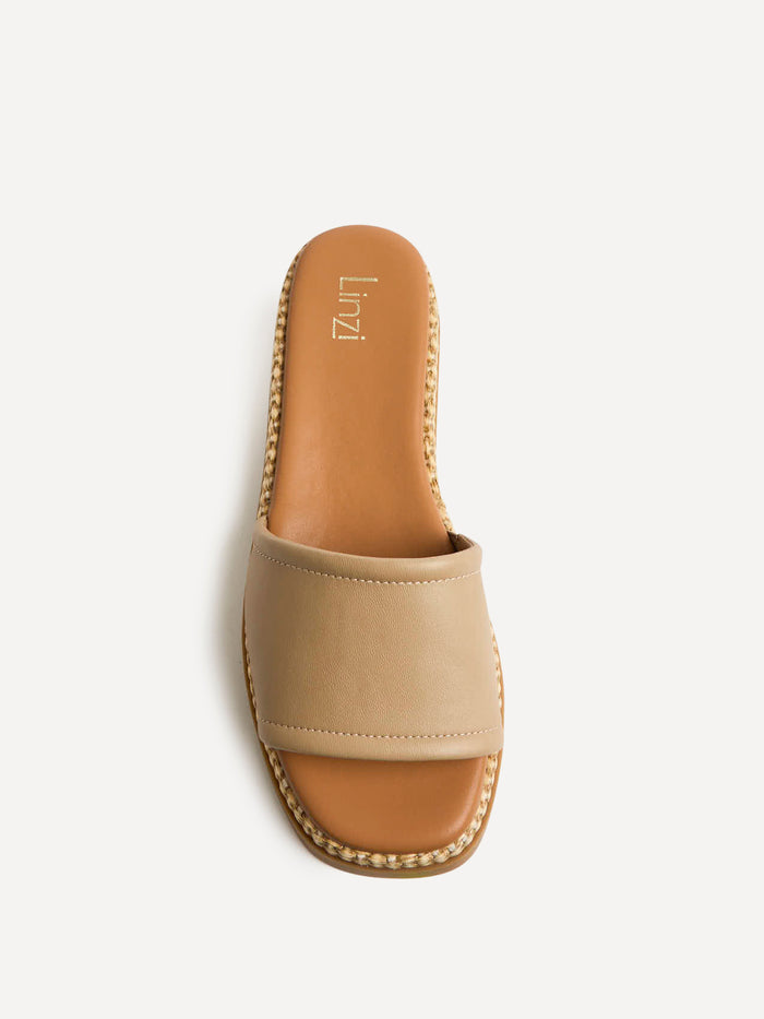 Stay Taupe Flatform Mule Sandals