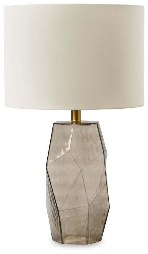 Taylow - Glass Table Lamp  - Gray