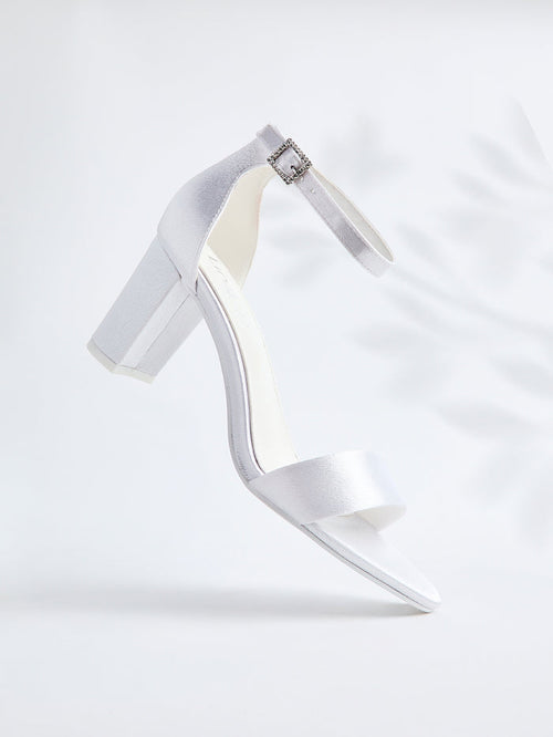 Unite Bridal Satin Heeled Sandals