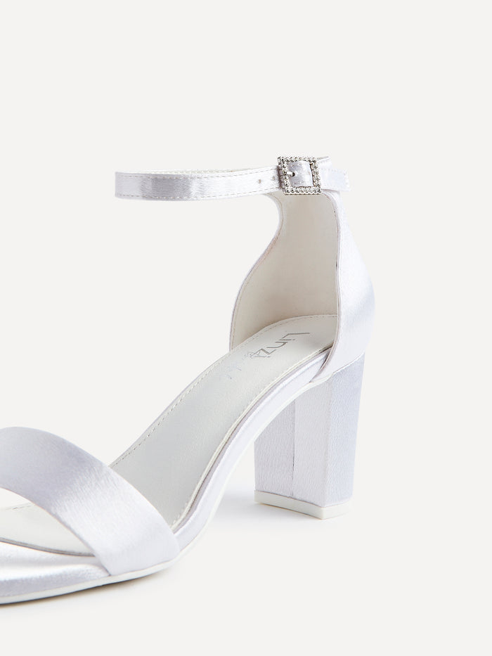 Unite Bridal Satin Heeled Sandals