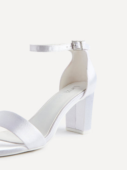 Unite Bridal Satin Heeled Sandals