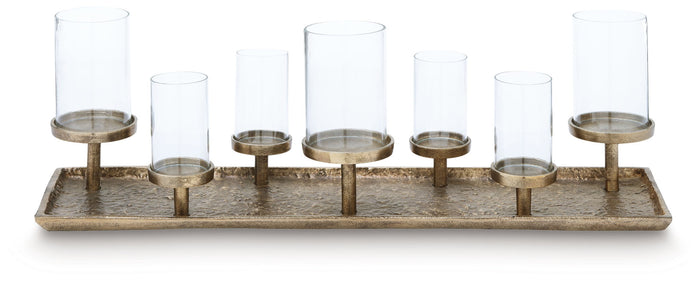 Wallmond - Candle Holder - Antique Brass Finish