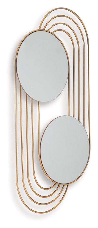 Warrenley - Accent Mirror - Gold Finish