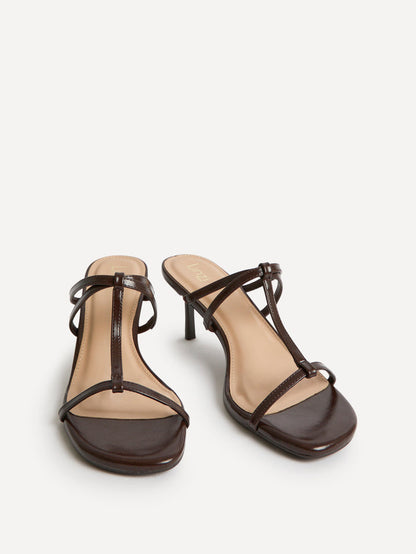 Westside Brown Mule Heels