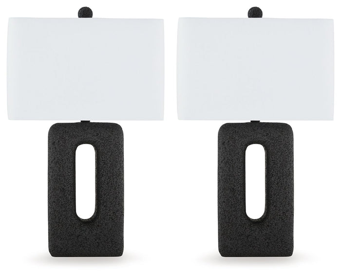 Wimmings - Poly Table Lamp (Set of 2) - Black