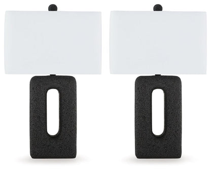 Wimmings - Poly Table Lamp (Set of 2) - Black